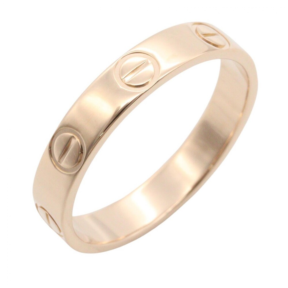 Cartier Mini Love Ring 18Kpg Pink Rose #309608C13B